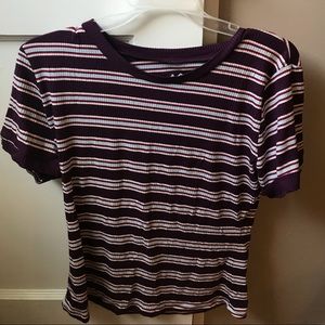 CHARLOTTE RUSSE STRIPED SHIRT